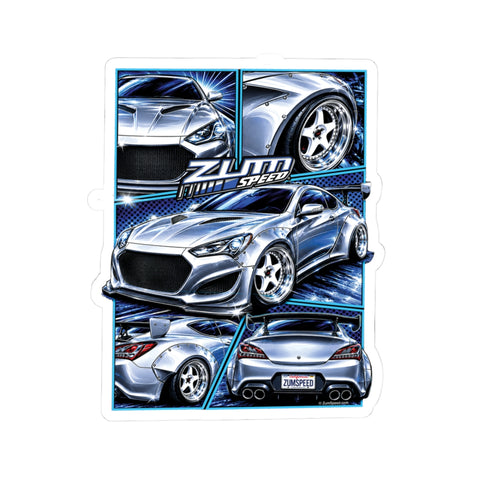 Image of Zum Speed 2013–2016 Hyundai Genesis Coupe T-Shirt – 2.0T & 3.8 Korean Tuner Car Shirt, Fast Furious, JDM Shirt
