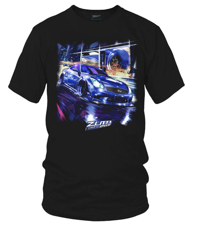 Image of Zum Speed Infiniti G35 City Shirt, G35 t-Shirt, G Coupe t-Shirt, 2002, 2003, 2004 Fast Furious G35, JDM Shirt, Tuner car Shirt