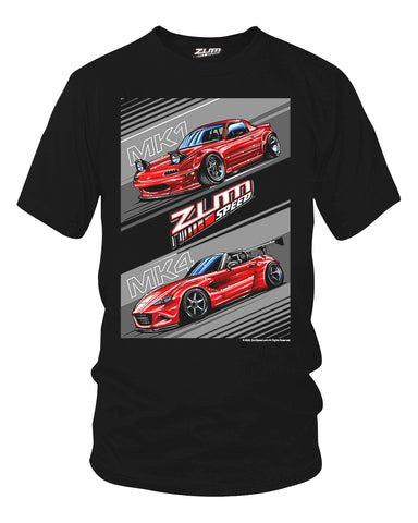 Image of Zum Speed Miata Shirt, MK1 MK4 t-Shirt, Import car Shirt, Tuner car Shirt