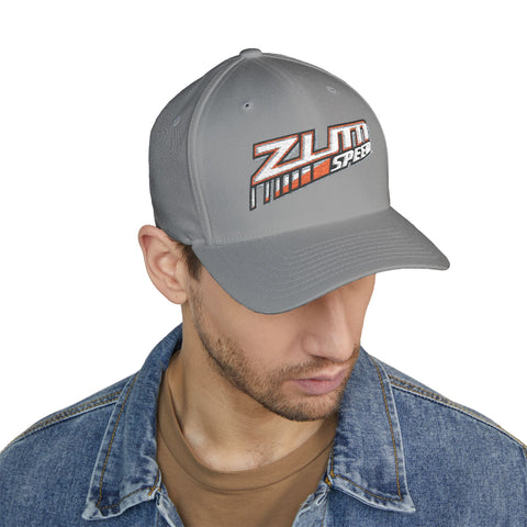 Image of Zum Speed Logo Closed-Back Structured Cap (Embroidery) - Tuner Car hat