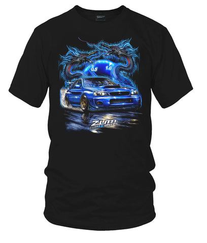 Image of Zum Speed Blobeye Duel Subaru WRX Shirt, 2003, 2004, 2005 WRX Subie, Blobeye Shirt, Fast Furious Subie, JDM Shirt, Tuner car Shirt