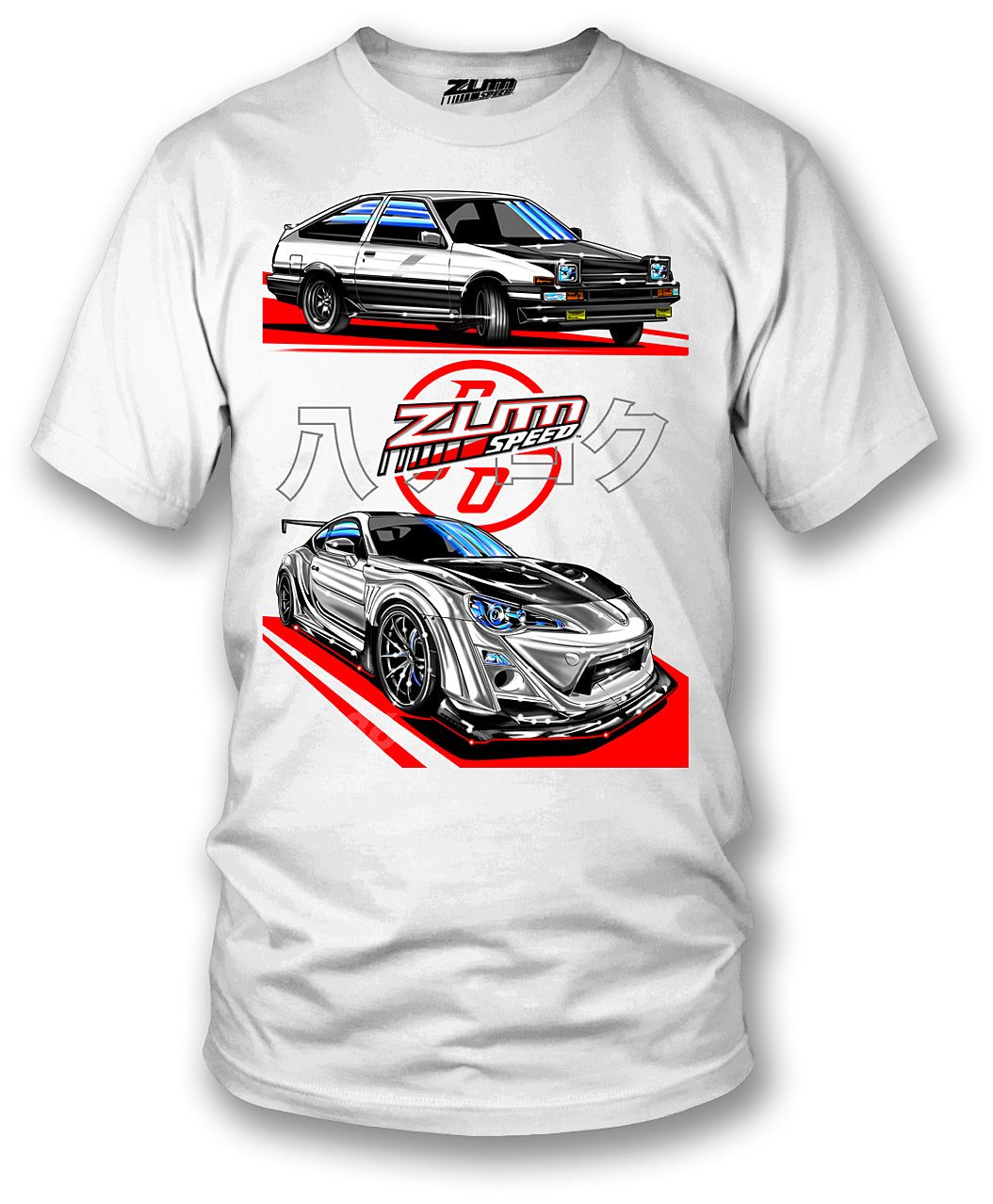 GT86 & AE86 t-shirt - Zum Speed