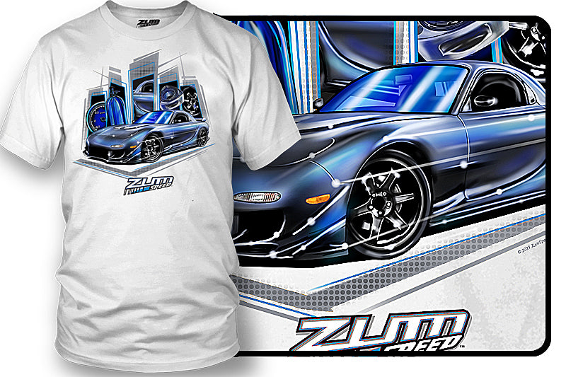 Mazda Rx7 t-shirt - Zum Speed