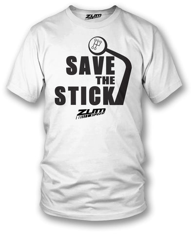 Image of Save the Stick shirt, tuner car shirts - Save the Manual - Zum Speed