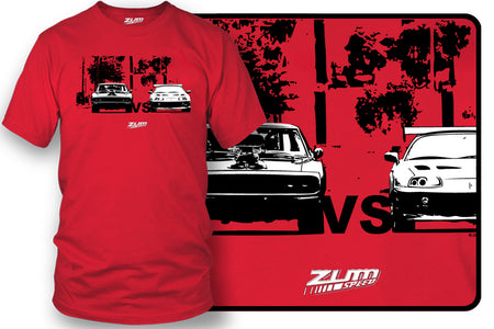 Supra vs Charger t-shirt, Fast and Furious t-shirt - Zum Speed