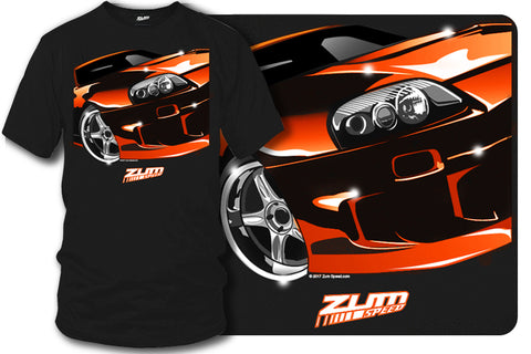 Image of Toyota Supra t shirt - Zum Speed