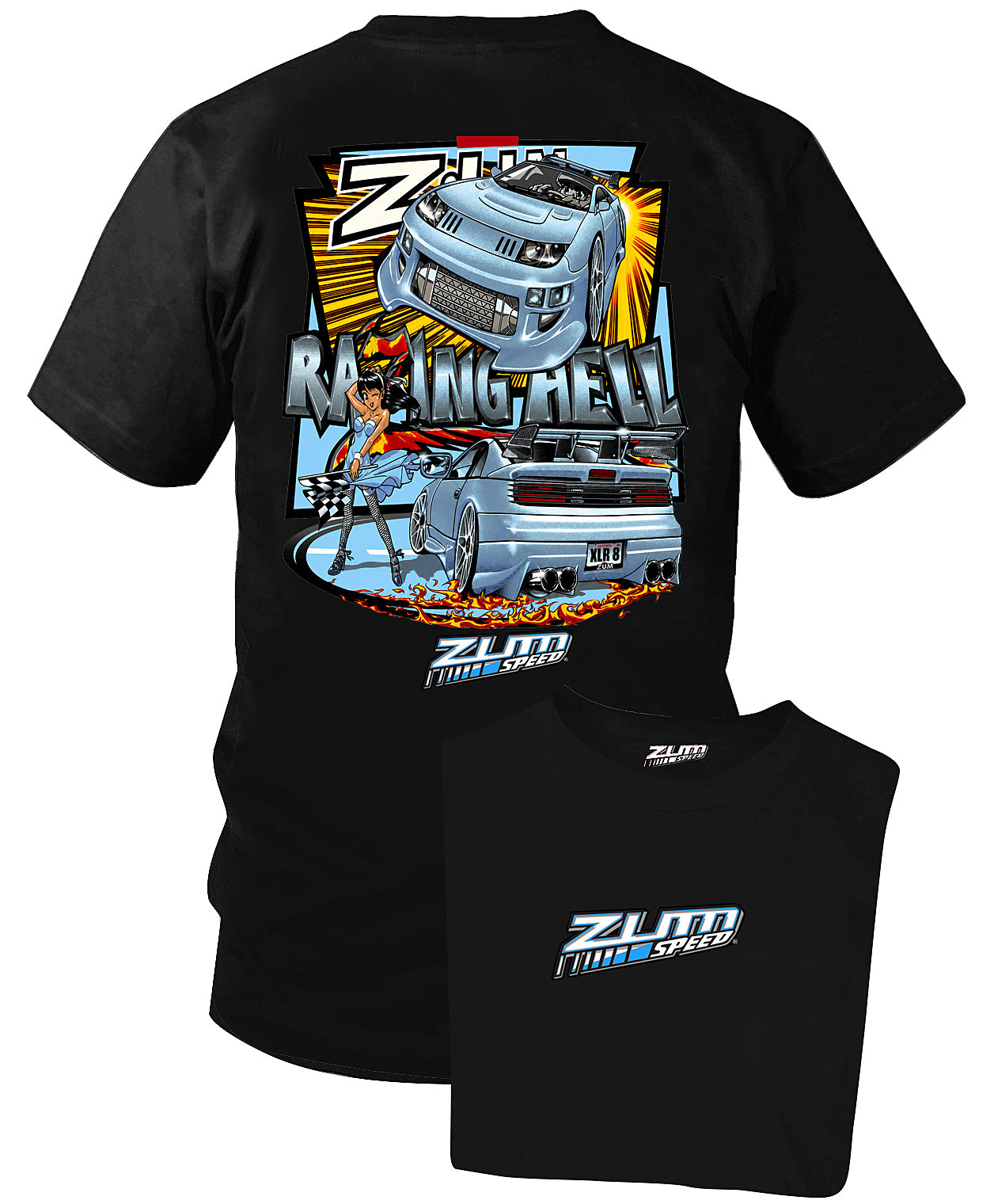 Zum Speed 300zx Raising Hell, Fairlady Shirt, 350z t-Shirt, Fairlady z t-Shirt, JDM Shirt, Tuner car Shirt