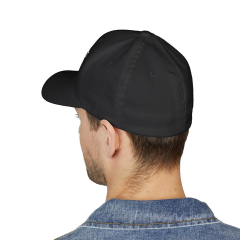 Image of 4th Gen Camaro Silhouette Closed - Back Structured Cap (Embroidery) - Camaro 4th Gen hat - Wicked Metal