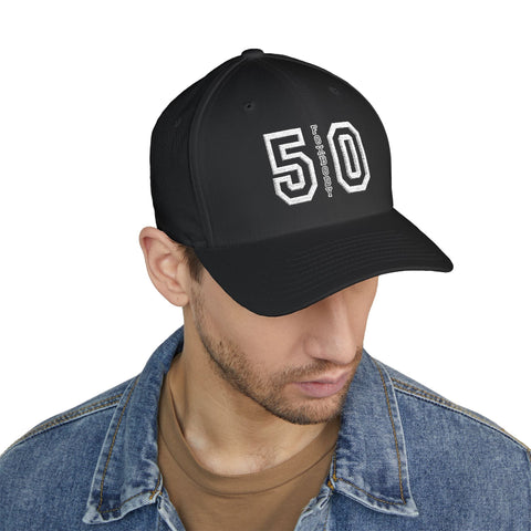 Image of 5.0 Mustang FoxBody Closed - Back Structured Cap (Embroidery) - Mustang FoxBody hat - Wicked Metal