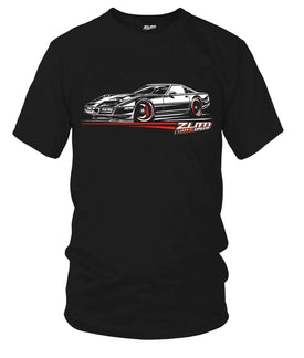 Zum Speed C4 Corvette Speed Lines Shirt, Corvette Shirt, 1980-1990s American Muscle Shirt, Muscle Car Shirt
