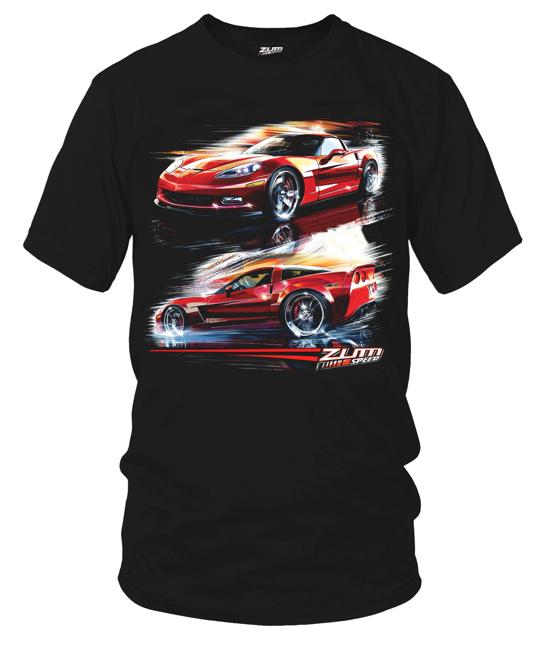 Zum Speed C6 Corvette Red Blur Shirt, Corvette Shirt, 2000s American Muscle Shirt, Muscle Car Shirt (Copy)