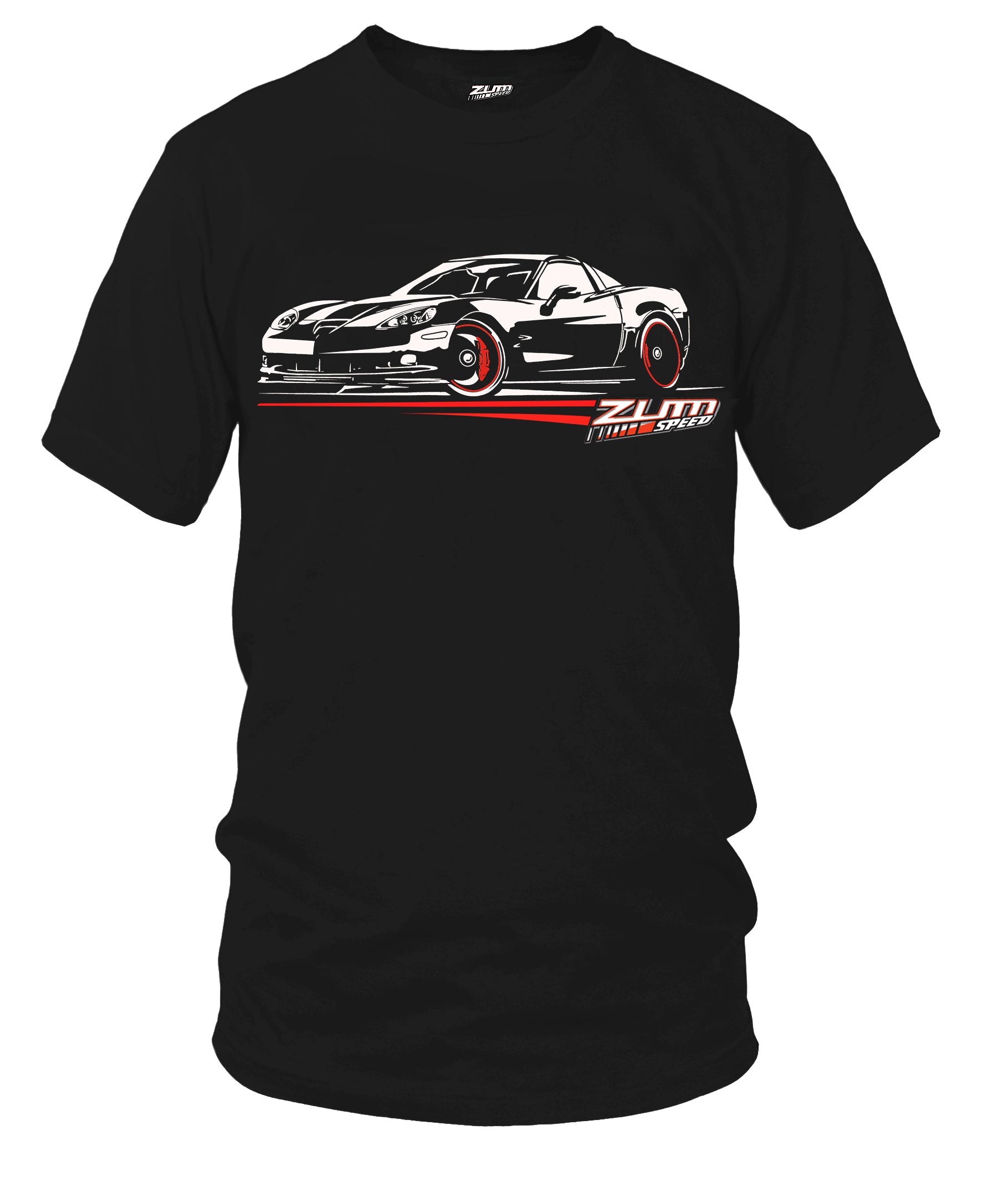 Zum Speed C6 Corvette Speed Lines Shirt, Corvette Shirt, 2000s American Muscle Shirt, Muscle Car Shirt