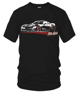 Zum Speed C6 Corvette Speed Lines Shirt, Corvette Shirt, 2000s American Muscle Shirt, Muscle Car Shirt