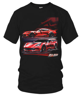 Zum Speed C7 Corvette Prototype Shirt, Corvette Shirt, 2000s American Muscle Shirt, Muscle Car Shirt