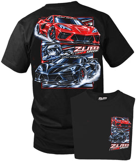 Zum Speed C8 Corvette Racer Mid Engine Shirt, Corvette Shirt, 2020s American Muscle Shirt, Muscle Car Shirt