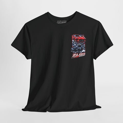 Image of Zum Speed C8 Corvette Racer Mid Engine Shirt, Corvette Shirt, 2020s American Muscle Shirt, Muscle Car Shirt
