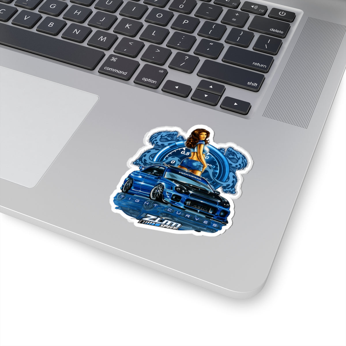 Subaru Tight Curves Bugeye Sticker, jdm sticker, tuner car sticker, Zum Speed Sticker