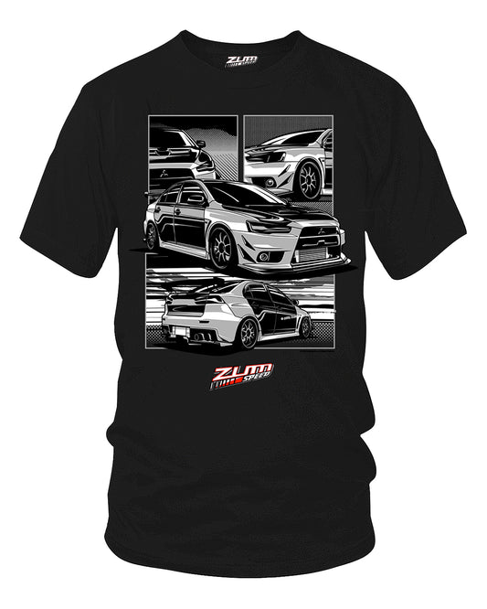 Zum Speed EVO X Drawn Shirt, Lancer EVO, 10th Gen Lancer Shirt, Fast Furious EVO, JDM Shirt, Tuner car Shirt