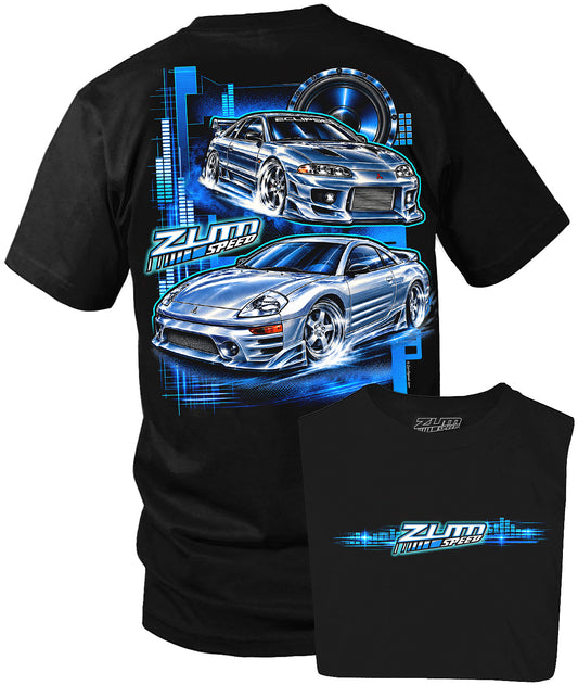Eclipse Low & Loud t shirt, Mitsubishi Eclipse 1st gen and eclipse 3rd gen, jdm shirt, tuner car t-shirt, 90s vintage t-shirt - Zum Speed