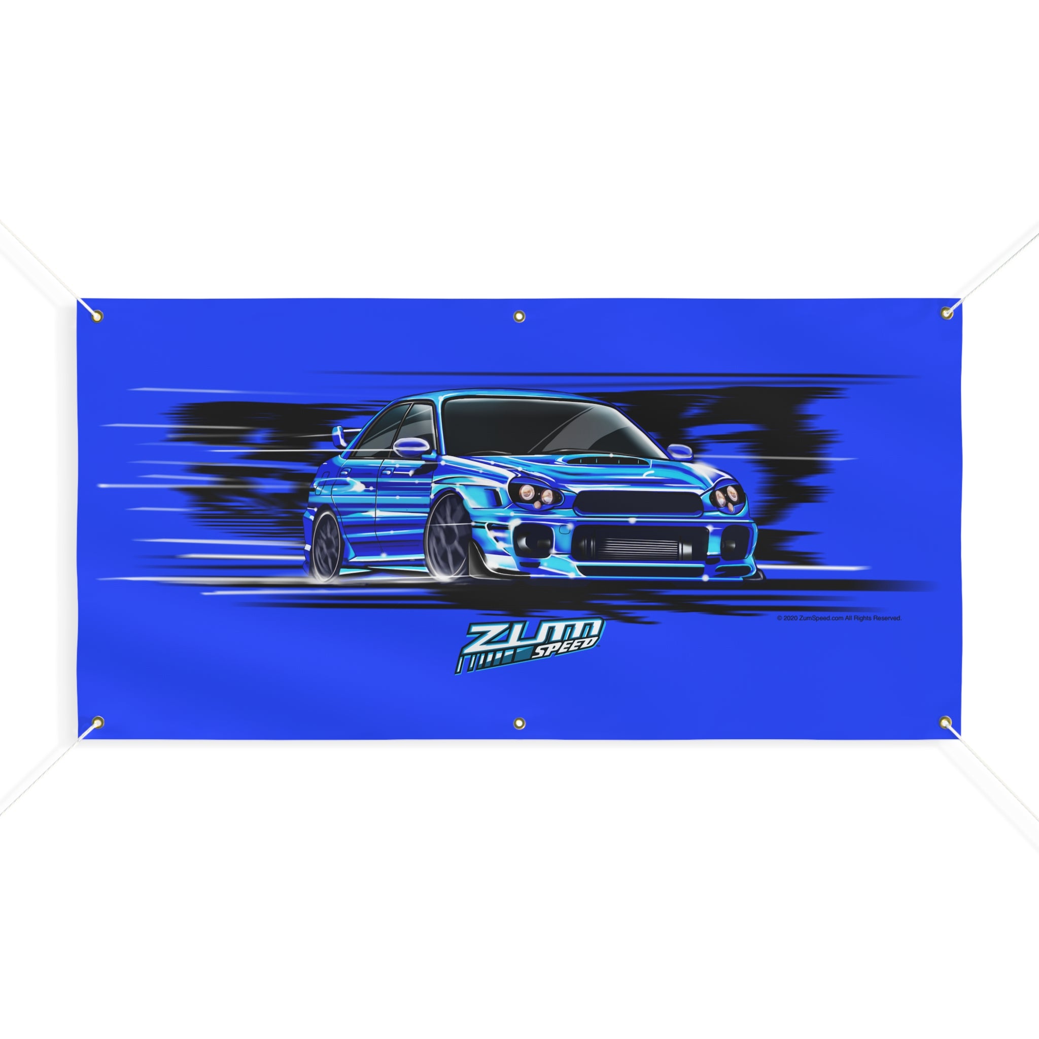 WRX Banner, wall art - garage banner art 24" X 48"