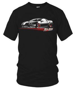 Zum Speed Camaro 4th Gen Speed Lines Shirt, Camaro Shirt, 1990s American Muscle Shirt, Muscle Car Shirt