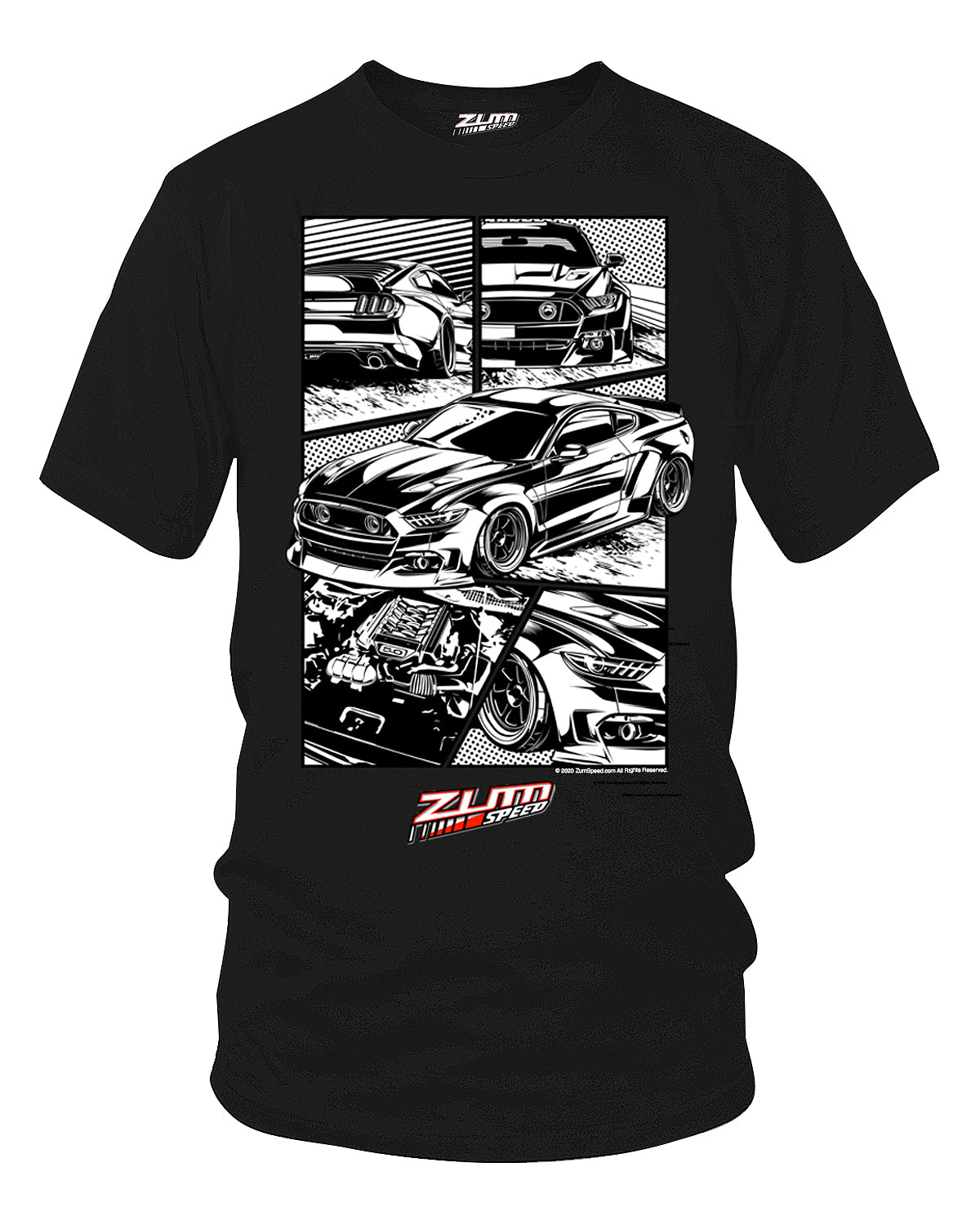Zum Speed Mustang 550 Drawn Shirt, Mustang 550, Mustang Shirt, Fast Furious Mustang, Muscle car Shirt, Tuner car Shirt