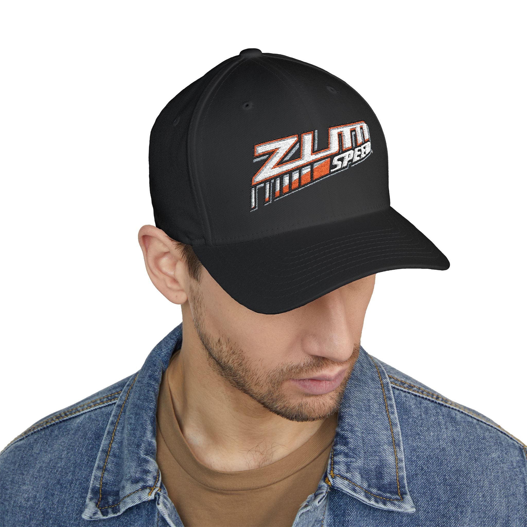 Zum Speed Logo Closed-Back Structured Cap (Embroidery) - Tuner Car hat