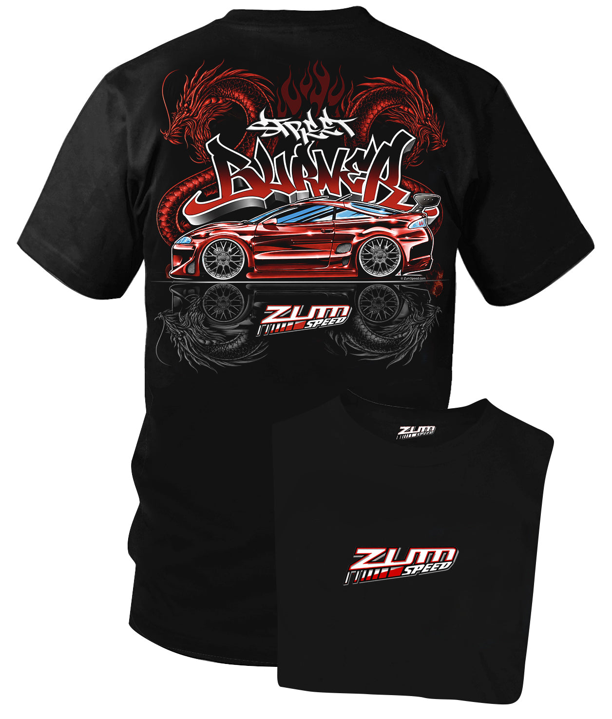Eclipse Street Burner t shirt, jdm shirt, tuner car t-shirt, 90s vintage t-shirt - Zum Speed