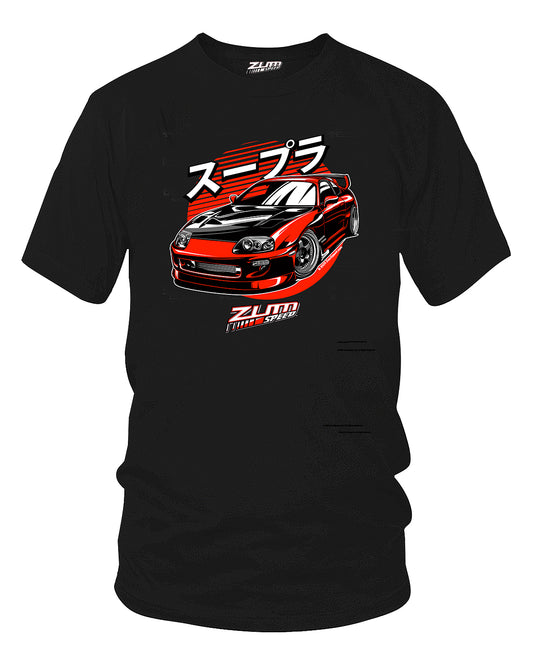 Zum Speed Supra Red Japanese Shirt, JDM sportscars, Supra t-Shirt, JDM Shirt, Tuner car Shirt