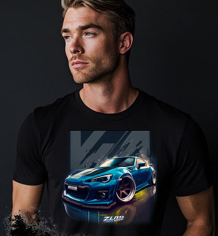 Image of Zum Speed Blue BRZ Shirt, ae86 Shirt, BRZ Shirt, Fast Furious ae86, JDM Shirt, Tuner car Shirt