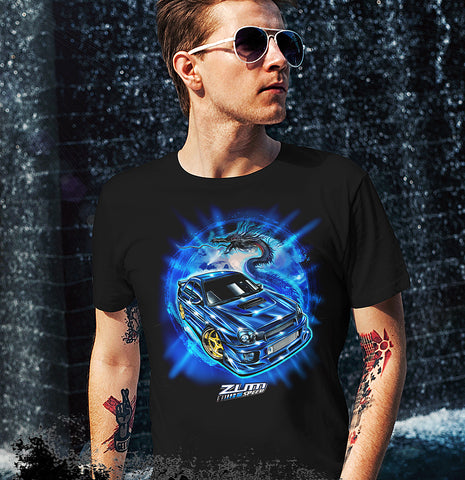 Image of Zum Speed Bugeye Dragon Subaru WRX Shirt, 2000, 2001, 2002 WRX Subie, Bugeye sti Shirt, Fast Furious Subie, JDM Shirt, Tuner car Shirt