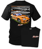 Zum Speed Supra JDM classic shirt front and back print on black tee