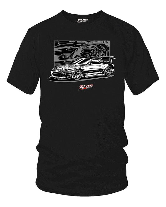 Zum Speed Supra Drawn Shirt, 2JZ GTE Shirt, Supra Shirt, Fast Furious Supra, JDM Shirt, Tuner car Shirt
