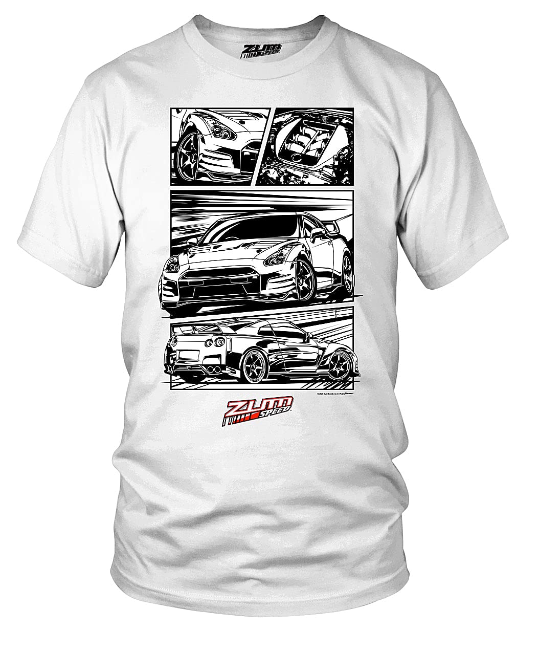 Zum Speed GTR R35 Drawn Shirt, Skyline GTR, R35 GTR Shirt, Fast Furious GTR, JDM Shirt, Tuner car Shirt