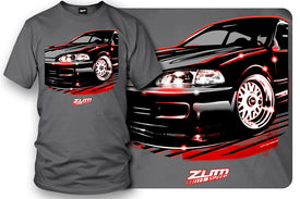 Honda Civic t shirt - Zum Speed