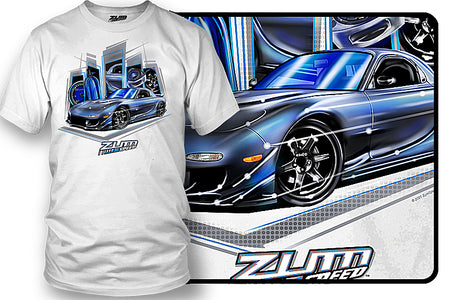 Mazda Rx7  t-shirt - Zum Speed