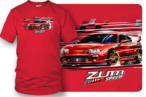 Image of Toyota Supra  t-shirt - Zum Speed