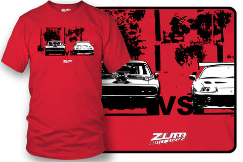 Supra vs Charger t-shirt, Fast and Furious t-shirt - Zum Speed