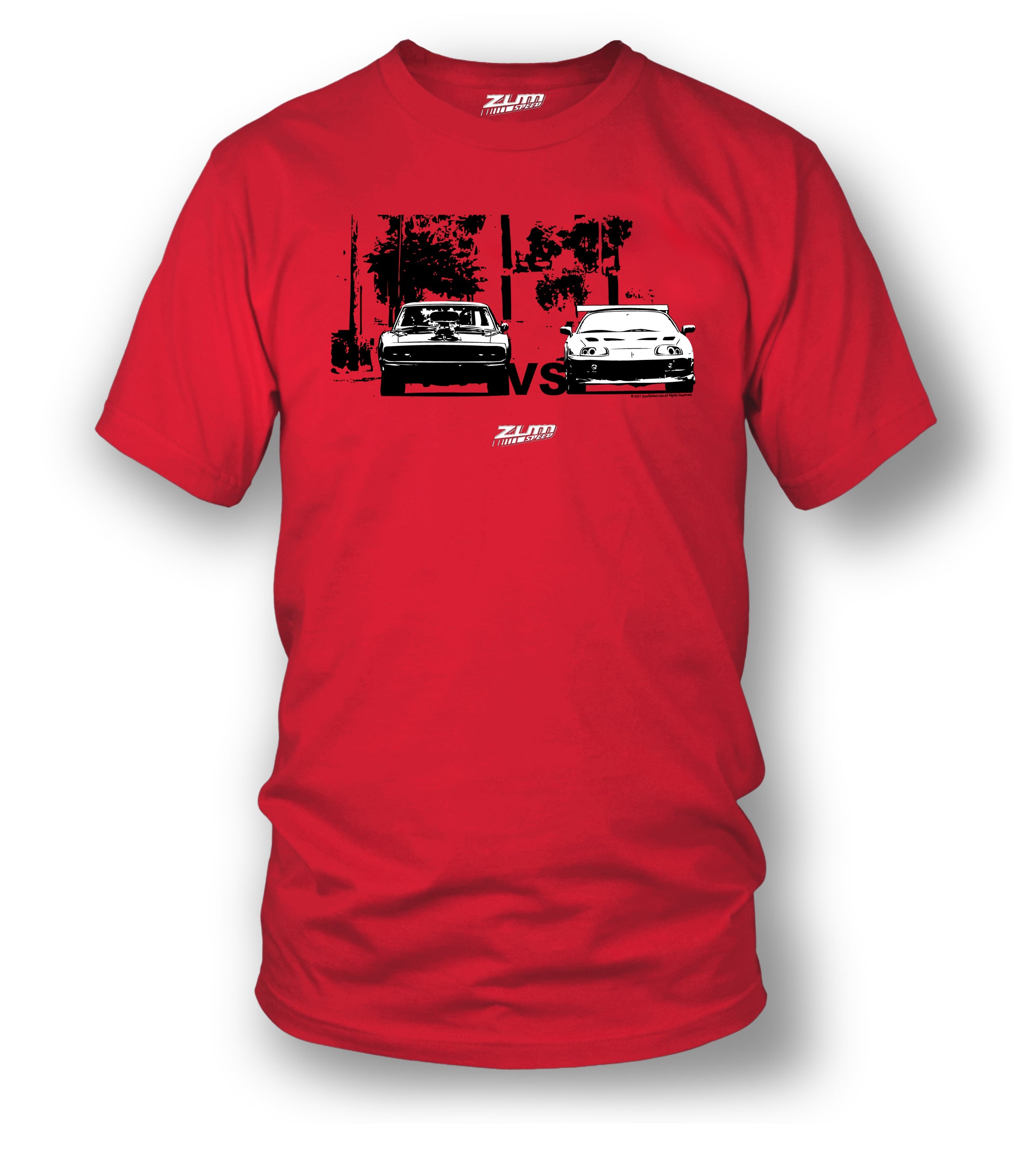 Supra vs Charger t-shirt, Fast and Furious t-shirt - Zum Speed